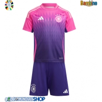 Maglie da calcio Germania Seconda Maglia Bambino Europei 2024 Manica Corta (+ Pantaloni corti)